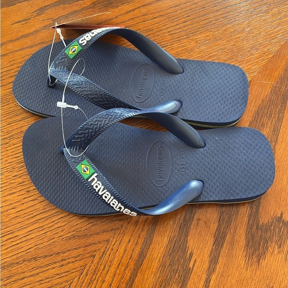 Havianas Girl Sz 3/4 Flip Flops - Picture 3 of 8